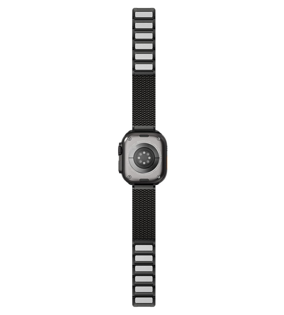KUXIU Black Stainless Steel Magnetic Apple Watch Band