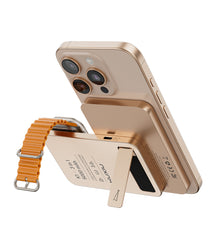 KUXIU K1 15W Fast Charging 3-in-1 MagSafe Power Bank - 5000mAh - Desert Titanium