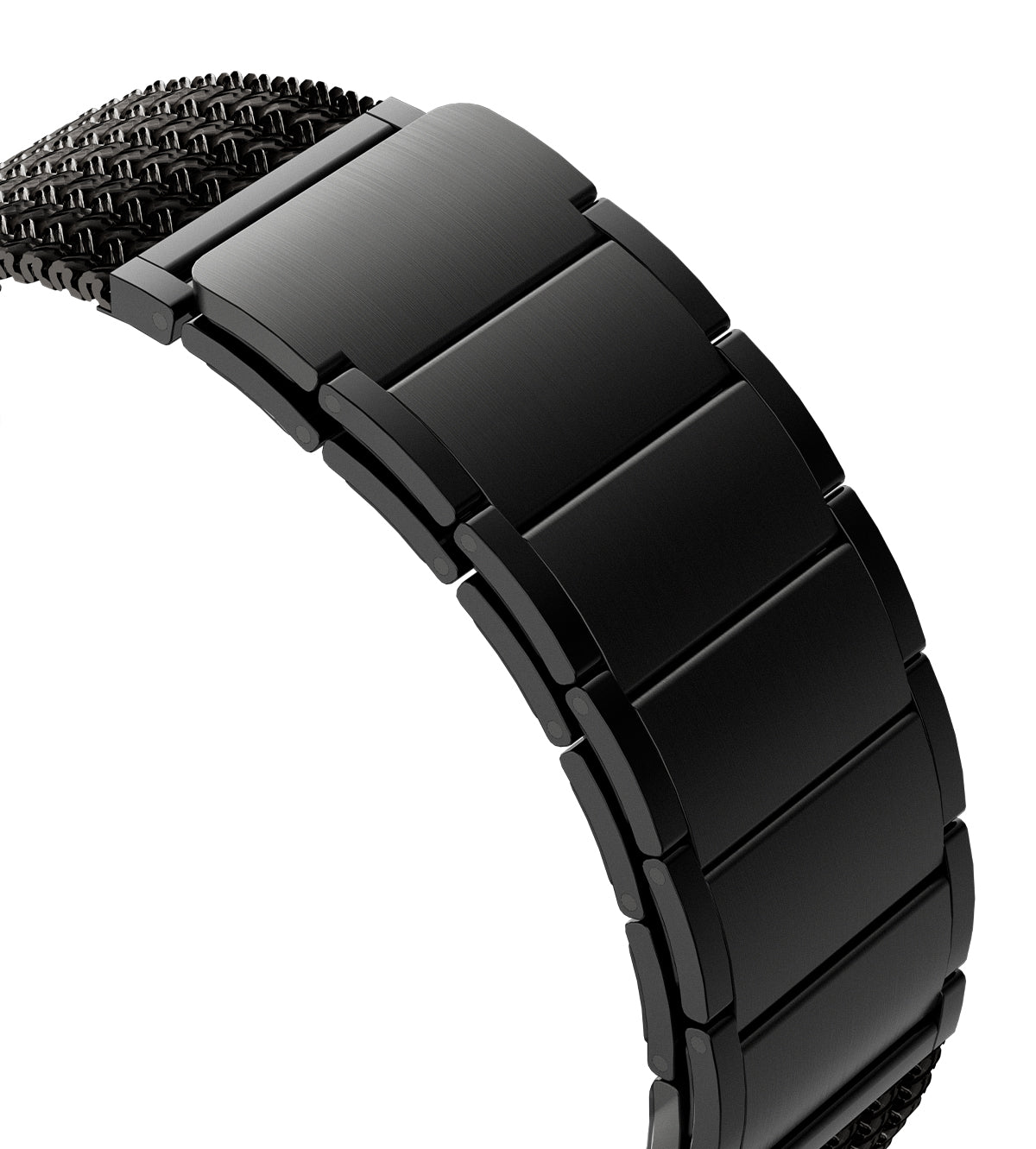 KUXIU Black Stainless Steel Magnetic Apple Watch Band