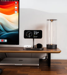حامل شحن سريع ثنائي النواة 3 في 1 من KUXIU X23 Pro MagSafe - ألياف الكربون 